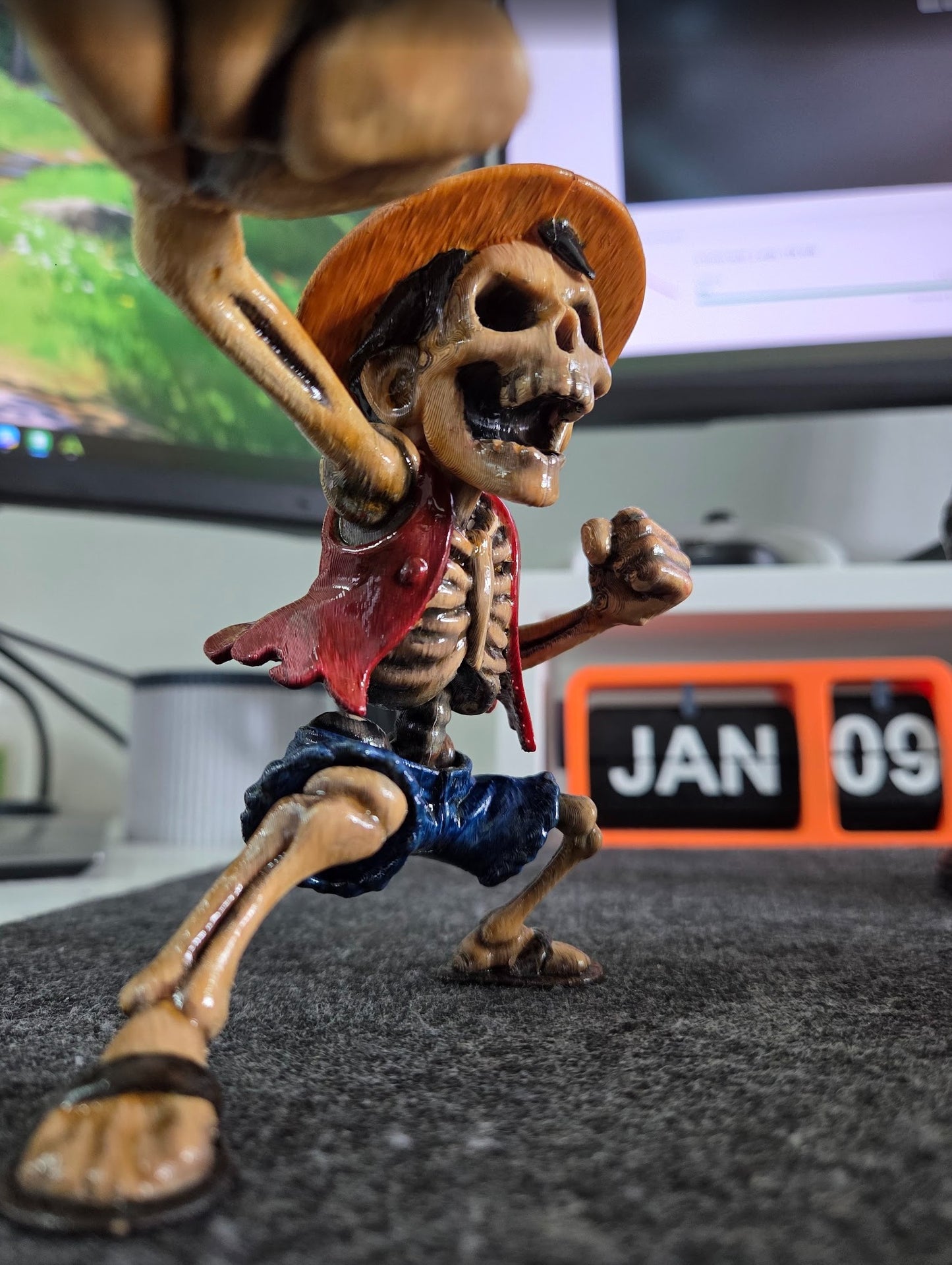 Skeletal Luffy by FANTOM